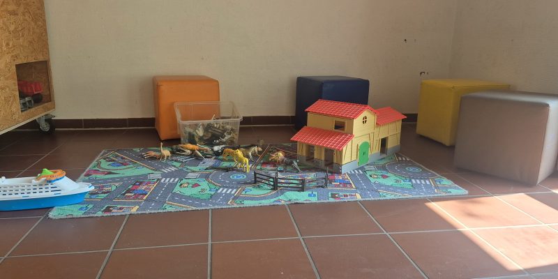 Teppichecke zum spielen